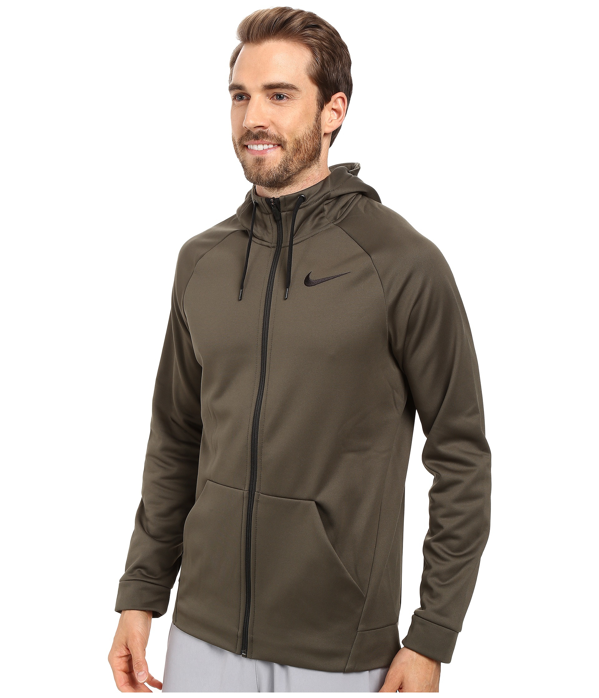 men's flex zip training hoodie